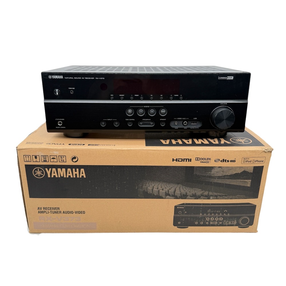 NEW Yamaha RX-V373 Natural Sound AV Receiver 5.1 Channel HDMI 4K Pass-Through